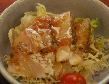 春の芽で鯛定食